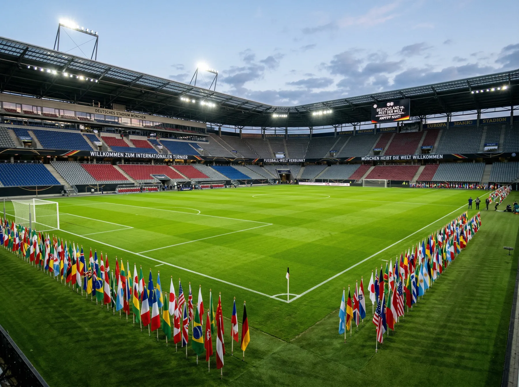 Übersicht aller 48 Teilnehmermannschaften der Fußball-WM 2026 mit Flaggen und Gruppenaufteilung